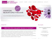 Tablet Screenshot of derm-est.com